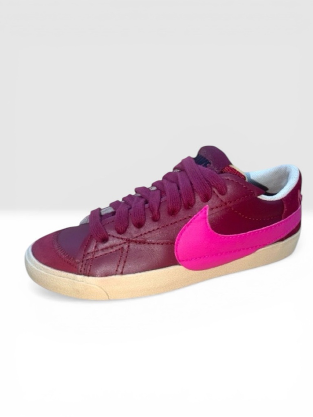 NIKE BLAZER LOW 77 JUMBO TEAM RED-PINK [DQ1470-600] WOMENS SZ 12